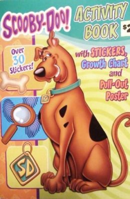 Scooby Doo Activity books with Stickers, Growth Chart and  Pull-outposter by Hanna Barbera