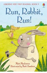 Run, Rabbit, Run! Usborne Very First Reading Book 9 by Mairi Mackinnon & Mark Chambers
